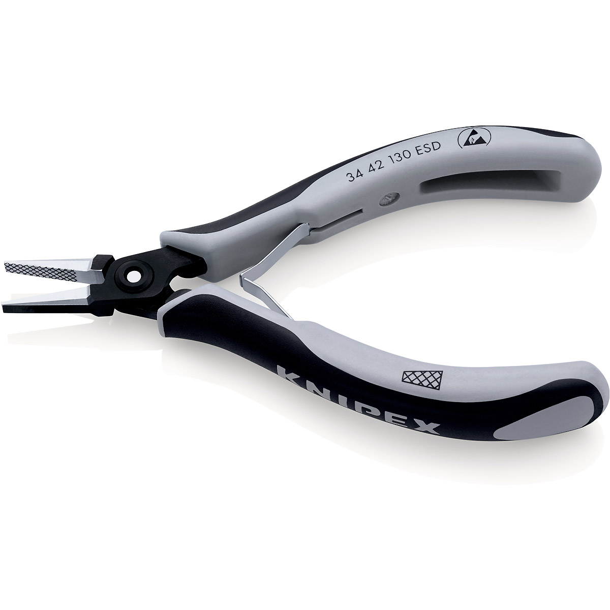 KNIPEX Präzisions-Elektronikzange ESD, flach