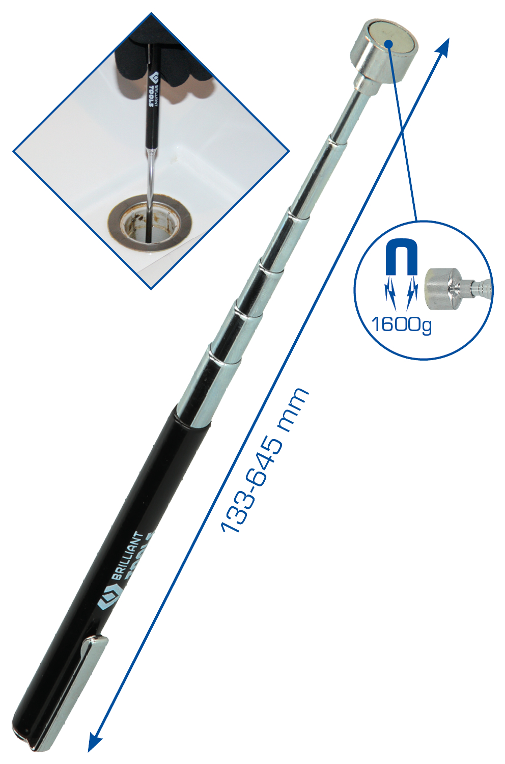 Brilliant Tools Teleskop-Magnetheber - BT115900