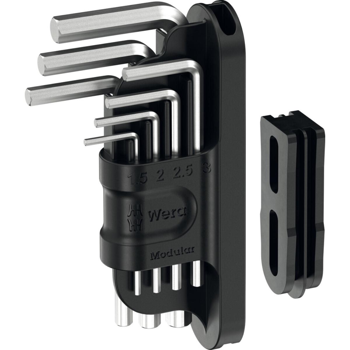 Wera Tool-Check Modular Winkelschlüssel Hex-Plus 1, 7-teiliges Set