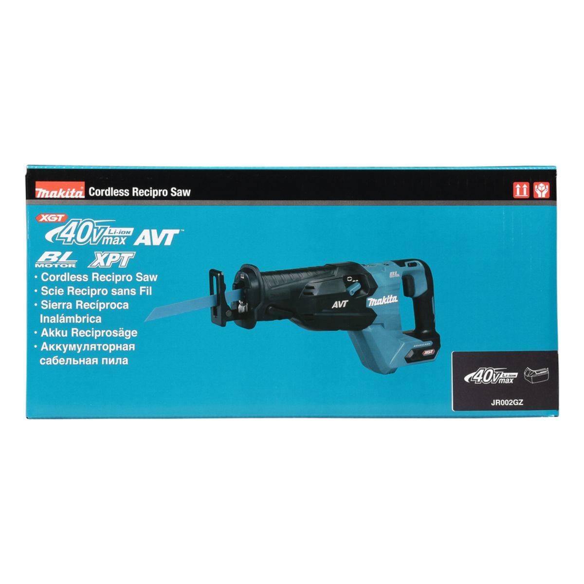 Makita Akku-Reciprosäge 40V max. (ohne Akku, ohne Ladegerät) JR002GZ