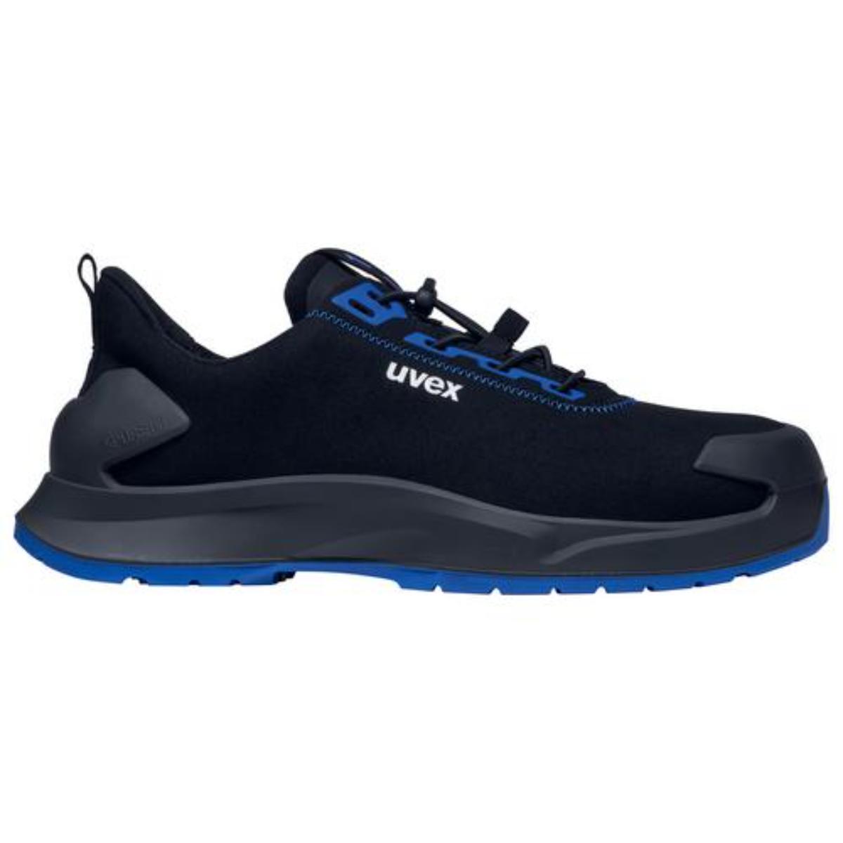 uvex 1 x-craft Sicherheitsschuh Halbschuhe S2, schwarz/blau