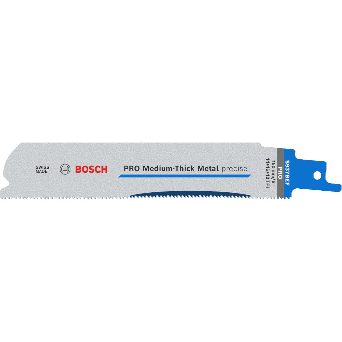 Bosch PRO Medium-Thick Metal precise S937BEF Blatt,1,1 x 25 x 150 mm