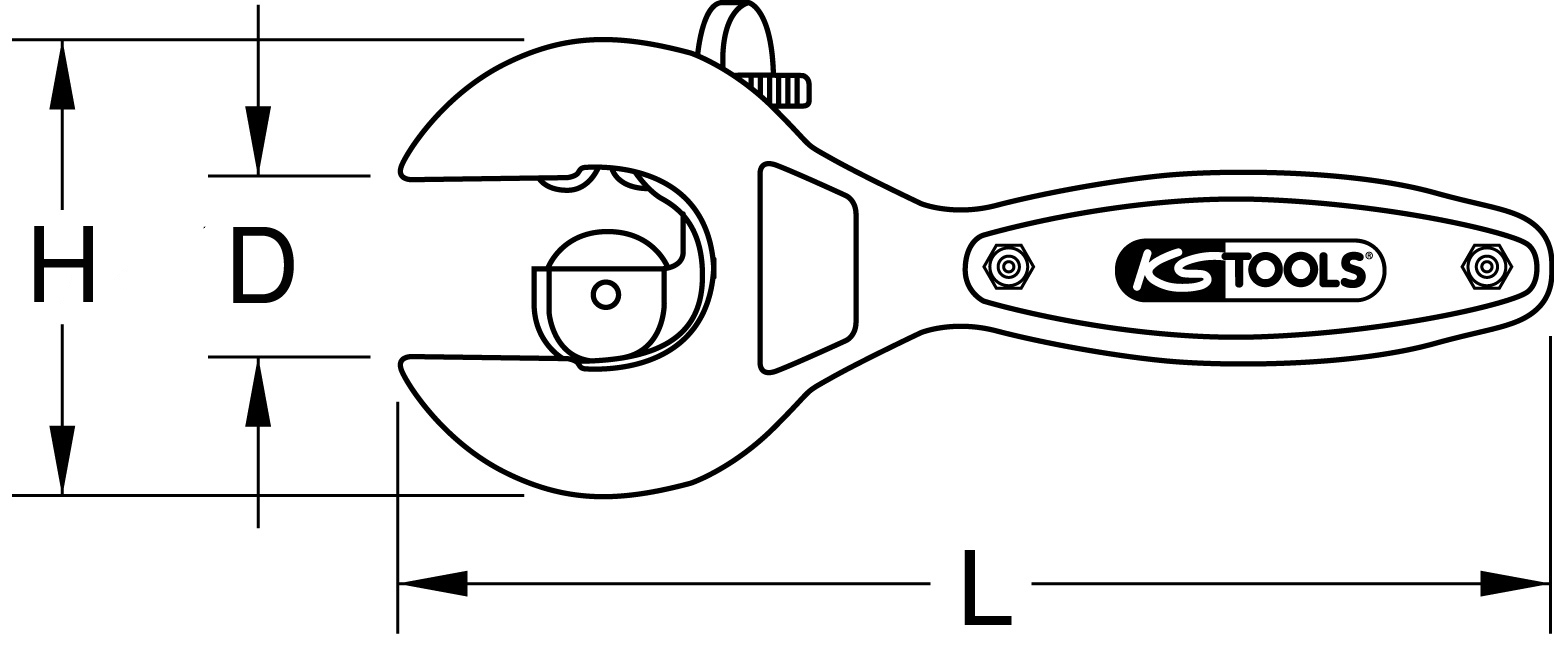 KS Tools Ratschen-Rohrabschneider