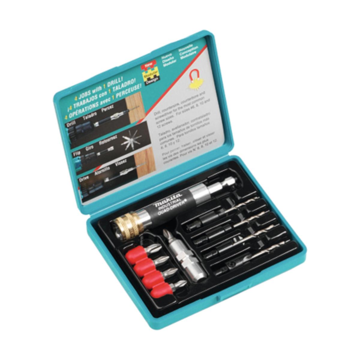 Makita Schnellschrauber 11-teiliges Set - 6/8/10/12 mm Schnellschrauber-Set 6/8/10/12 mm
