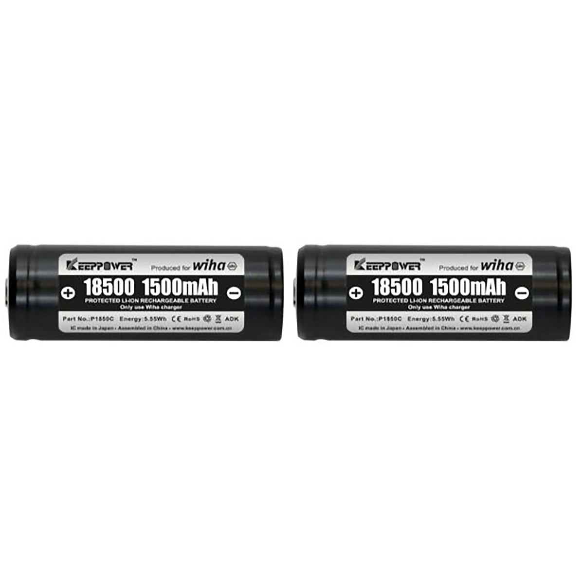Wiha Akku-Set 18500 Li-Ion 2 Stück in Box - 6 Stück