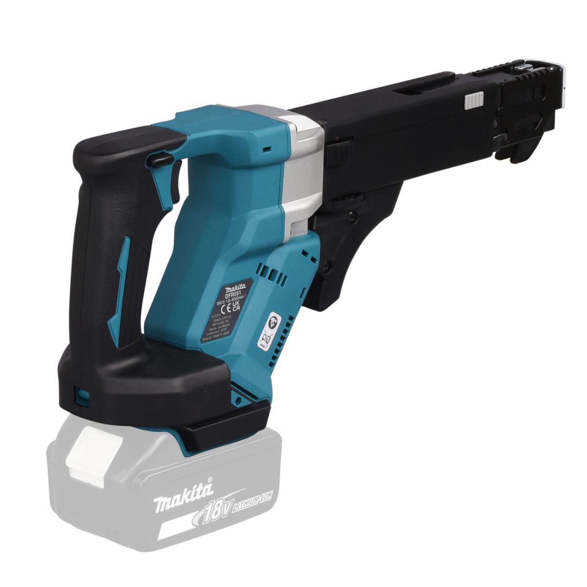 Makita Akku-Magazinschrauber 18V (ohne Akku, ohne Ladegerät) DFR551Z