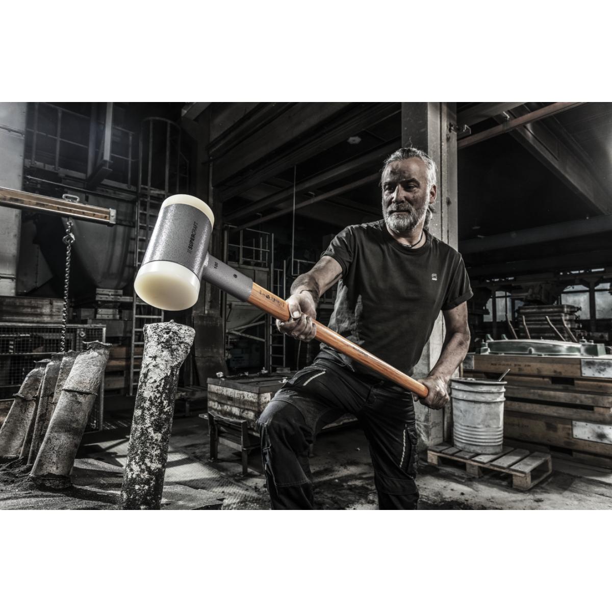 HALDER SUPERCRAFT - Vorschlaghammer mit schwingungsdämpfendem, ergonomisch geformtem Hickorystiel
