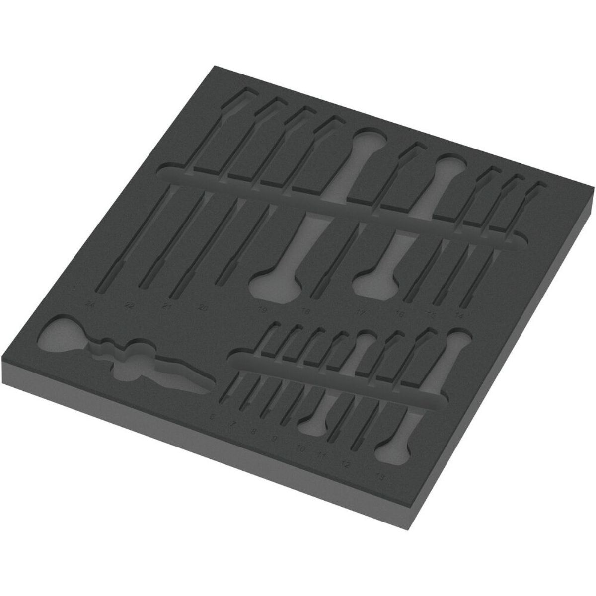 Wera 9831 Schaumstoffeinlage 6003 Joker Set 1, ohne Werkzeug