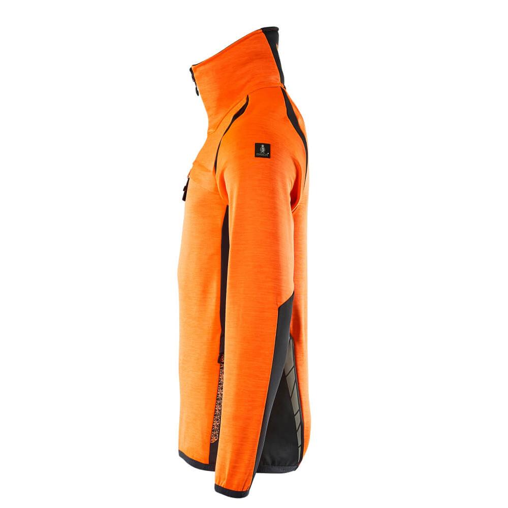 MASCOT Herren Fleecepullover mit kurzem Reißverschluss ACCELERATE SAFE