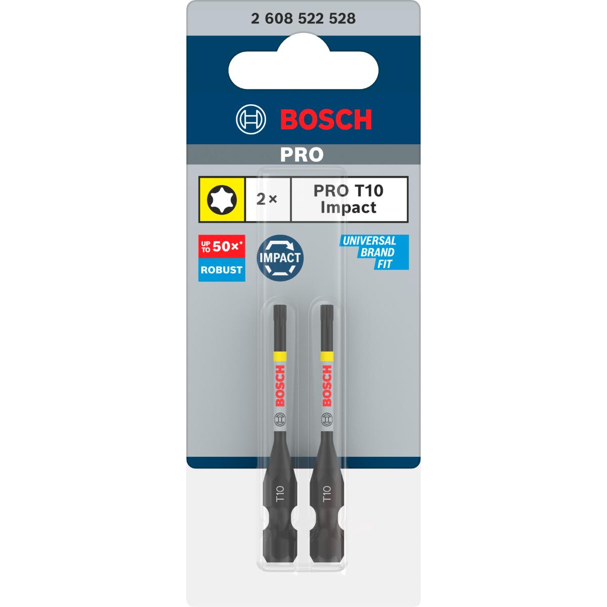 Bosch PRO Torx Impact Bit 55 mm - 2 Stück
