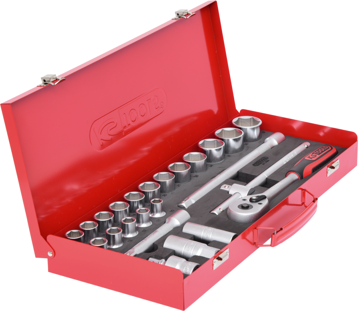 KS Tools 1/2" Steckschlüssel-Satz, 24-tlg 6-kant