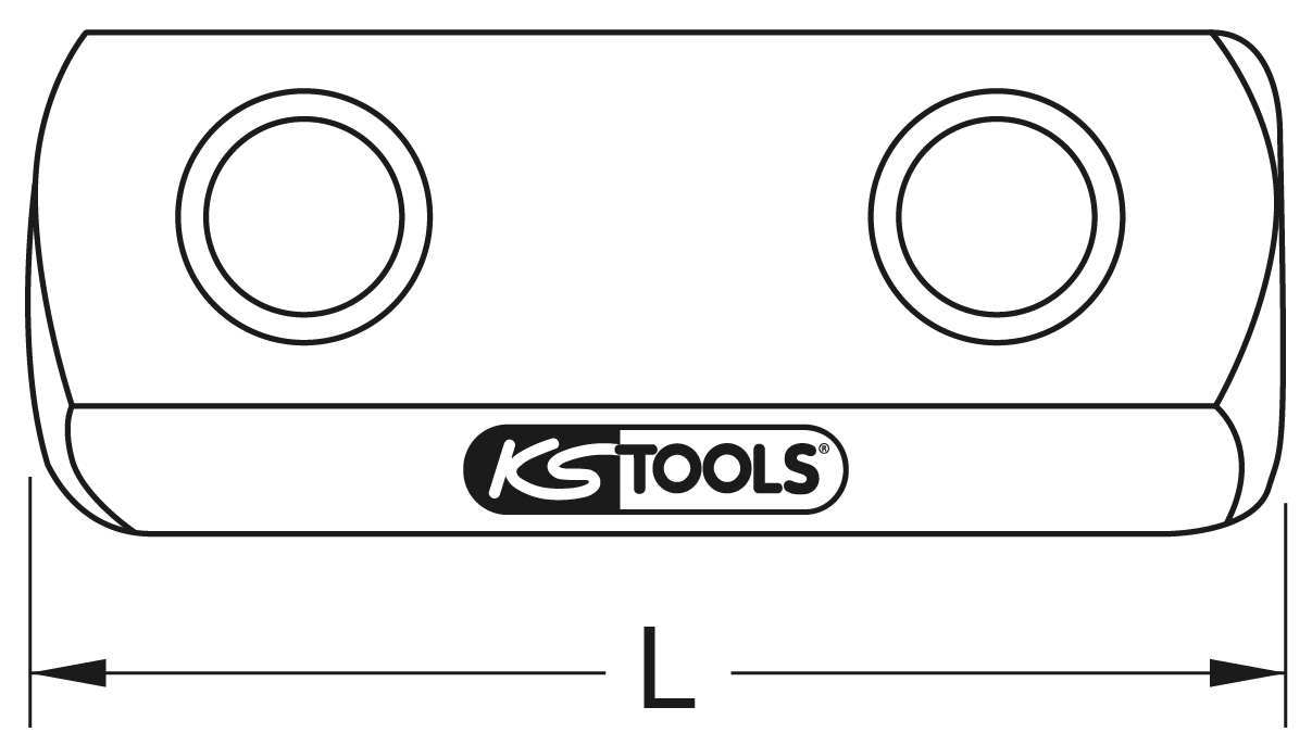 KS Tools BERYLLIUMplus Verbindungsvierkant 1/4" 
