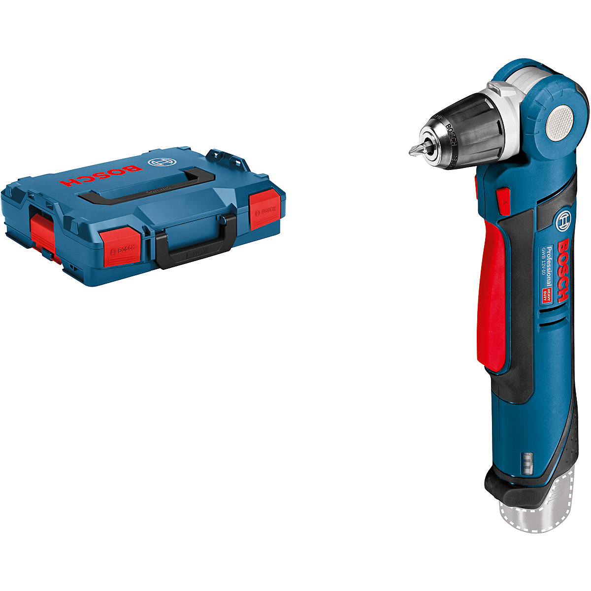 Bosch Akku-Winkelbohrmaschine GWB 10.8 V-LI, Solo Version ohne Akku und Ladegerät