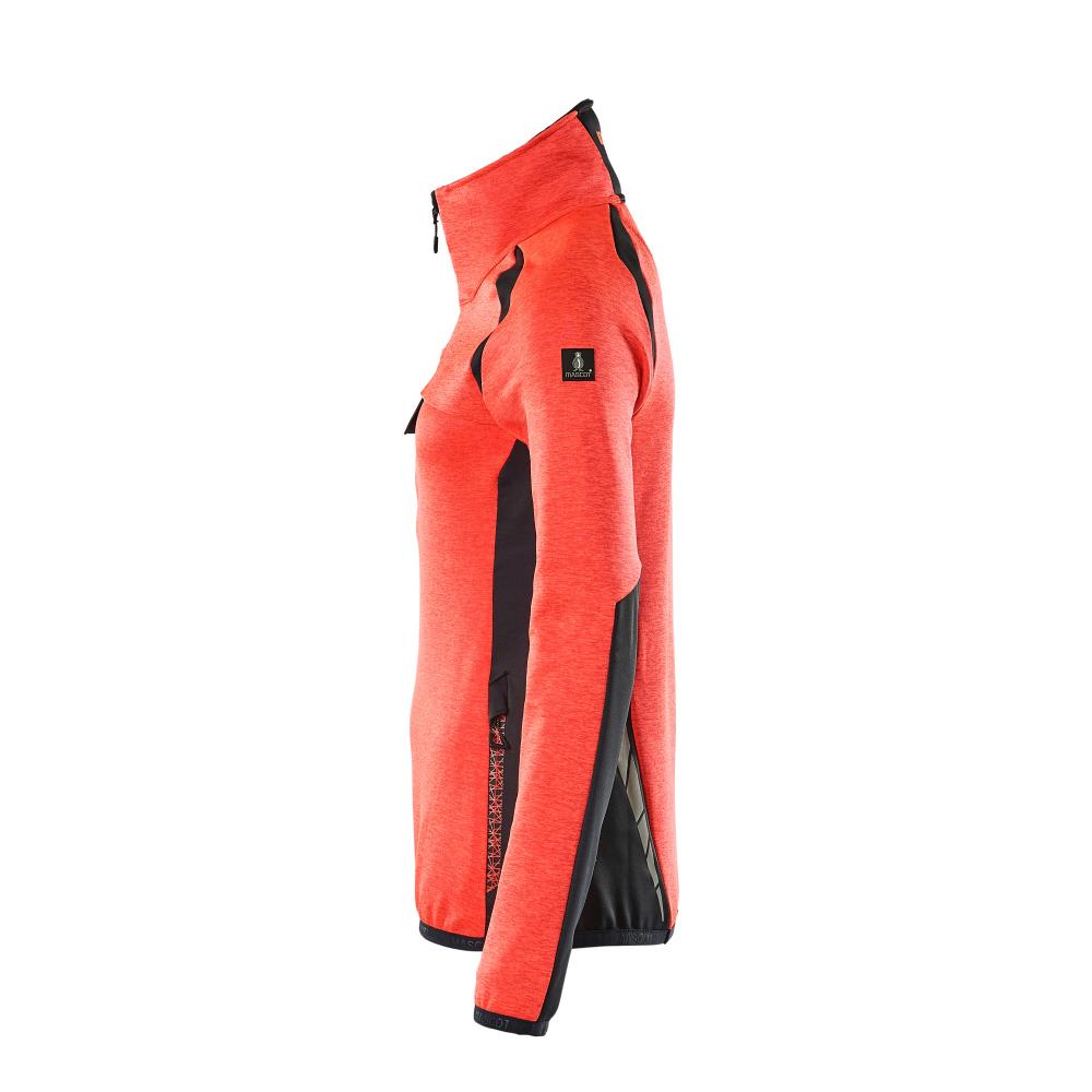 MASCOT Damen Fleecepullover mit kurzem Reißverschluss ACCELERATE SAFE