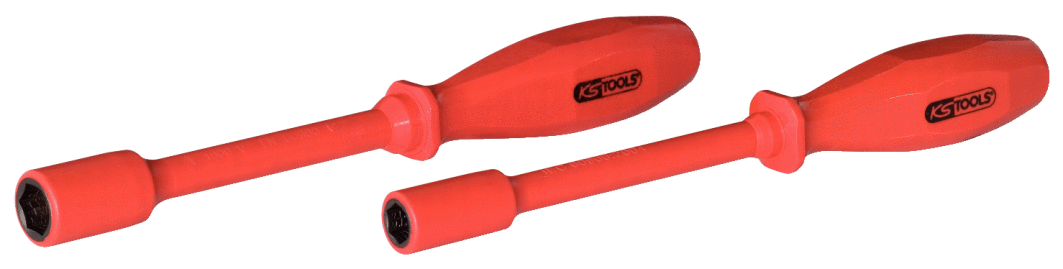 KS Tools Stecknuss-Schraubendreher mit Schutzisolierung