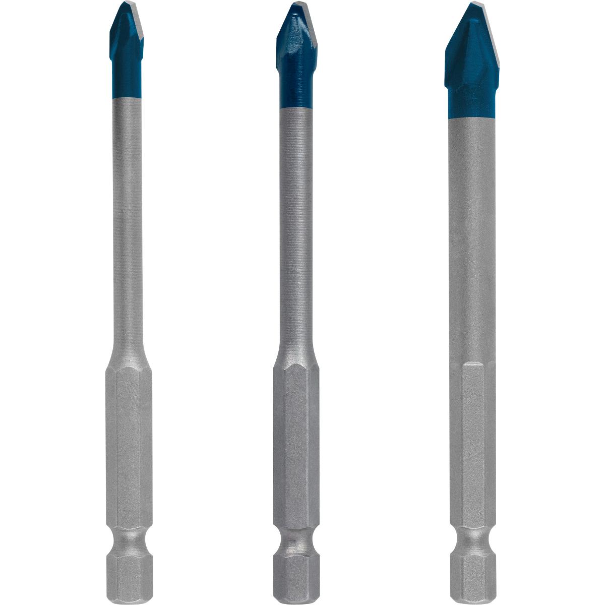 Bosch EXPERT HEX-9 Hard Ceramic HEX-9 Bohrer 5 x 90, 6 x 90, 8 x 90 mm, 3-teiliges Set