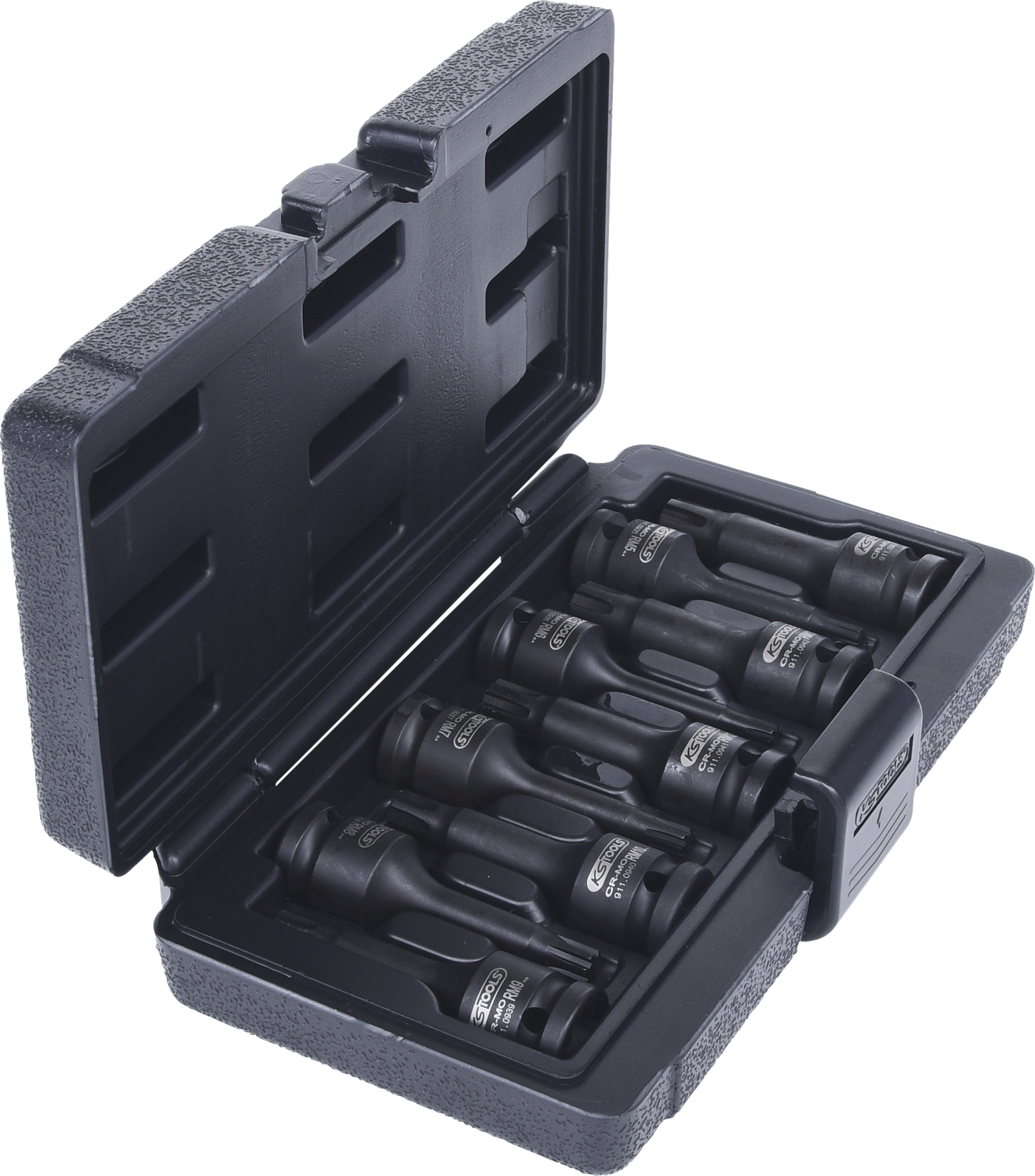 KS Tools 1/2" Kraft-Bit-Stecknuss-Satz für RIBE-Schrauben, 9-tlg