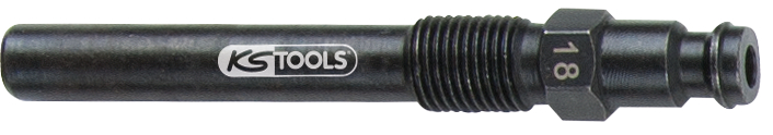 KS Tools Glühkerzen Adapter, M10x1,0 mit Außengewinde, Länge 75 mm