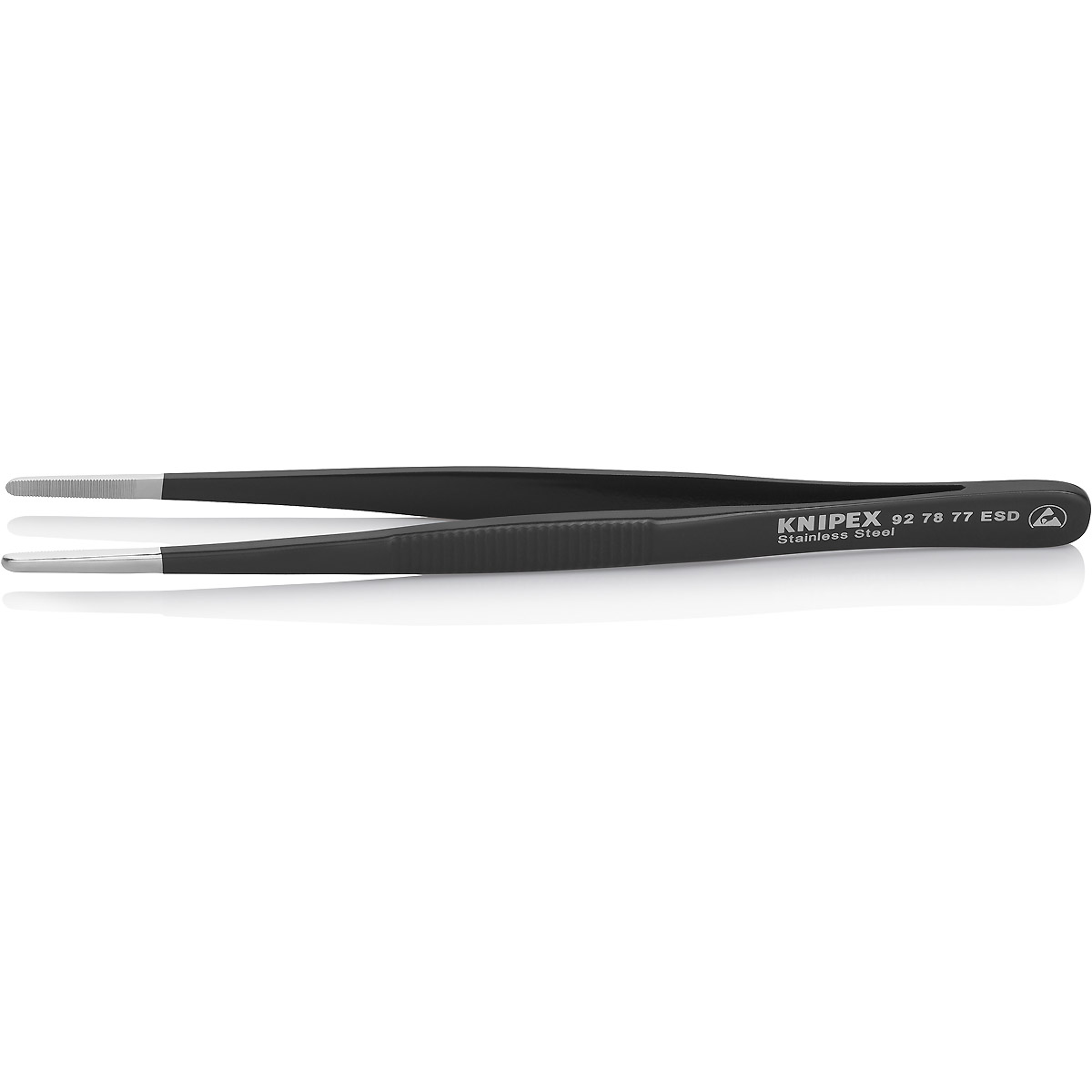 KNIPEX Universalpinzette ESD 145 mm Geriffelt