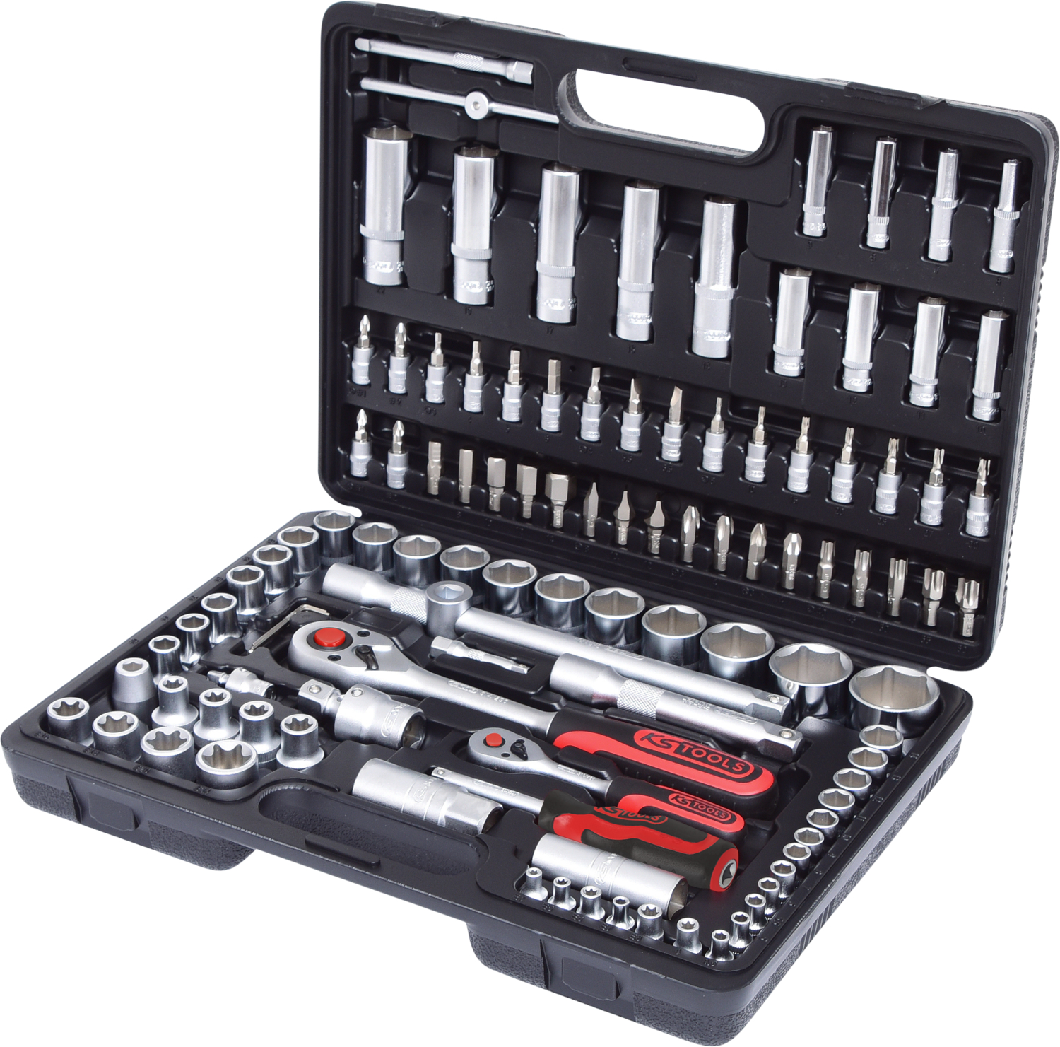KS Tools 1/4"+1/2" Steckschlüssel-Satz, 108-tlg