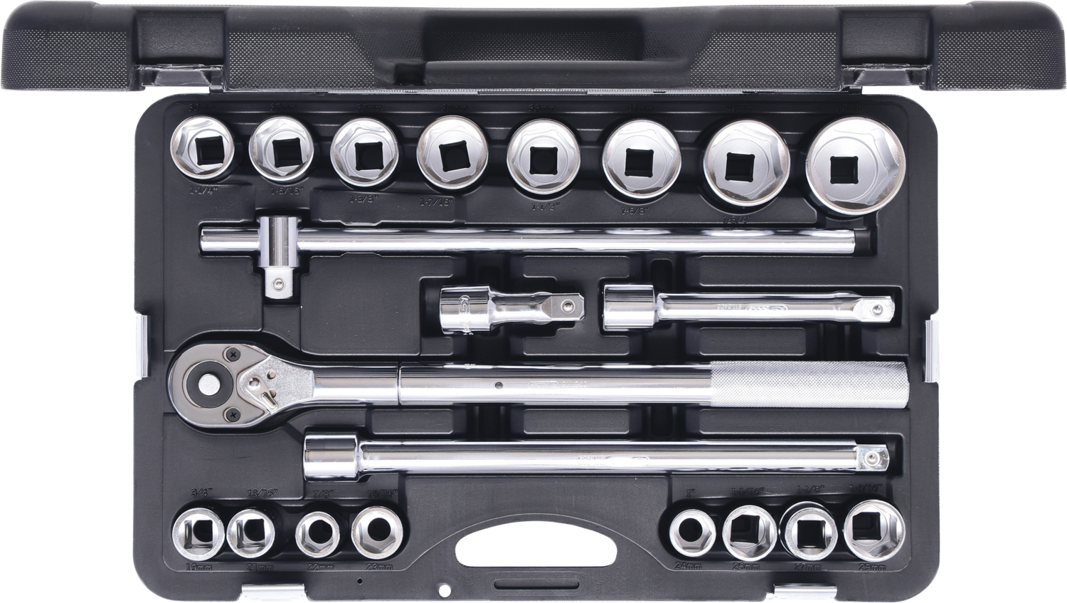 KS Tools 3/4" Steckschlüssel-Satz, 21-tlg