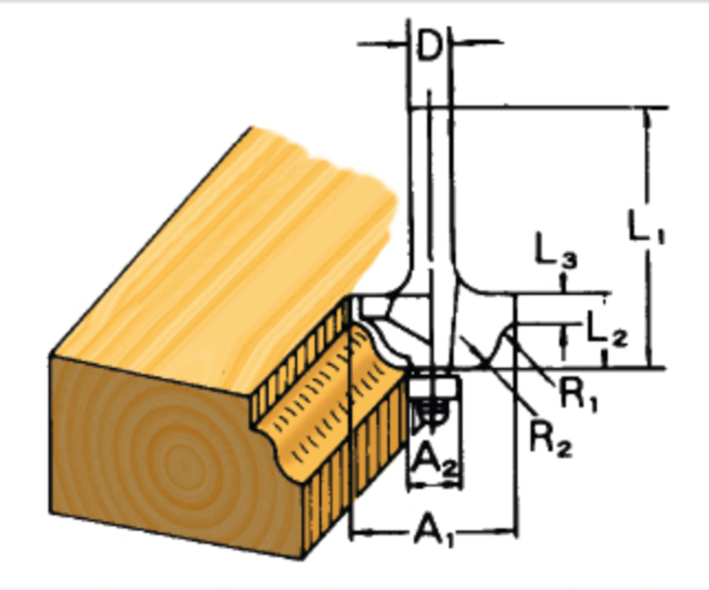 Makita Fräser Profil 6mm - D-09581
