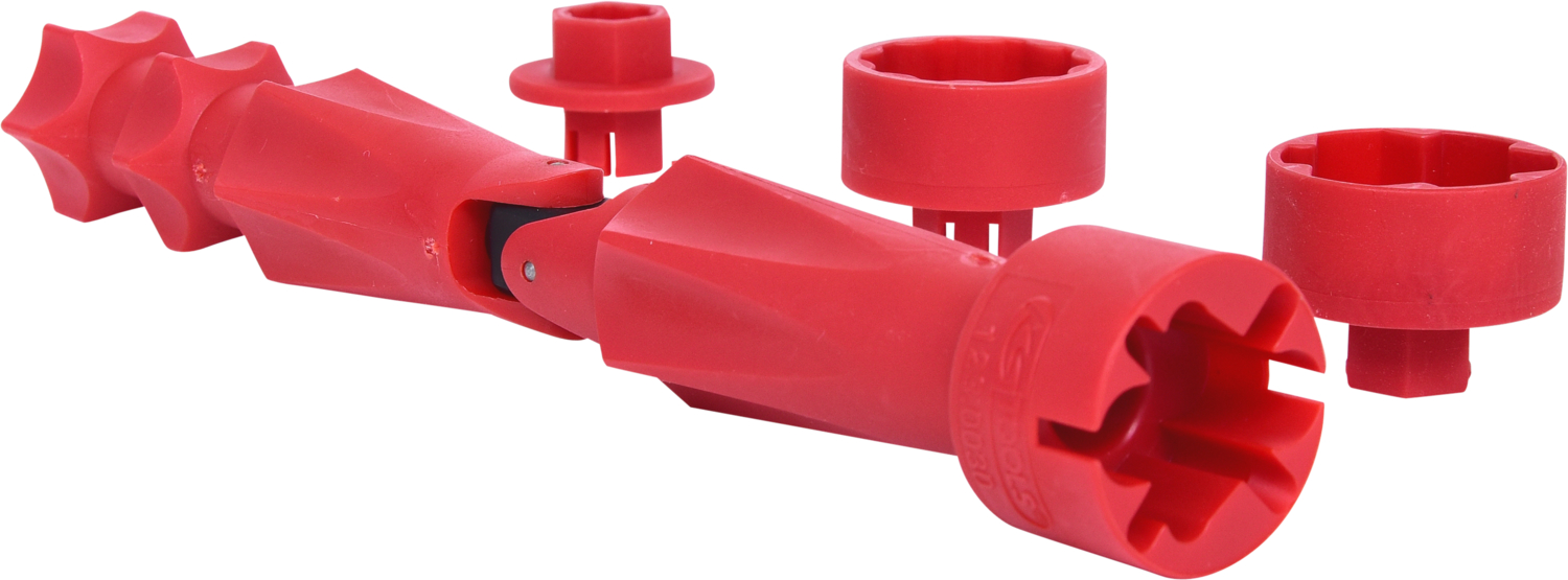KS Tools WC-Sitz Montageschlüssel-Satz, 4-tlg