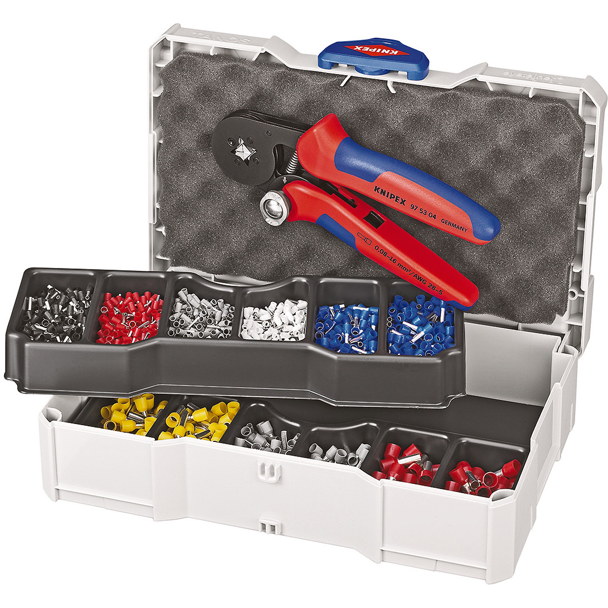 KNIPEX Crimp-Sortiment für Aderendhülsen 265 mm