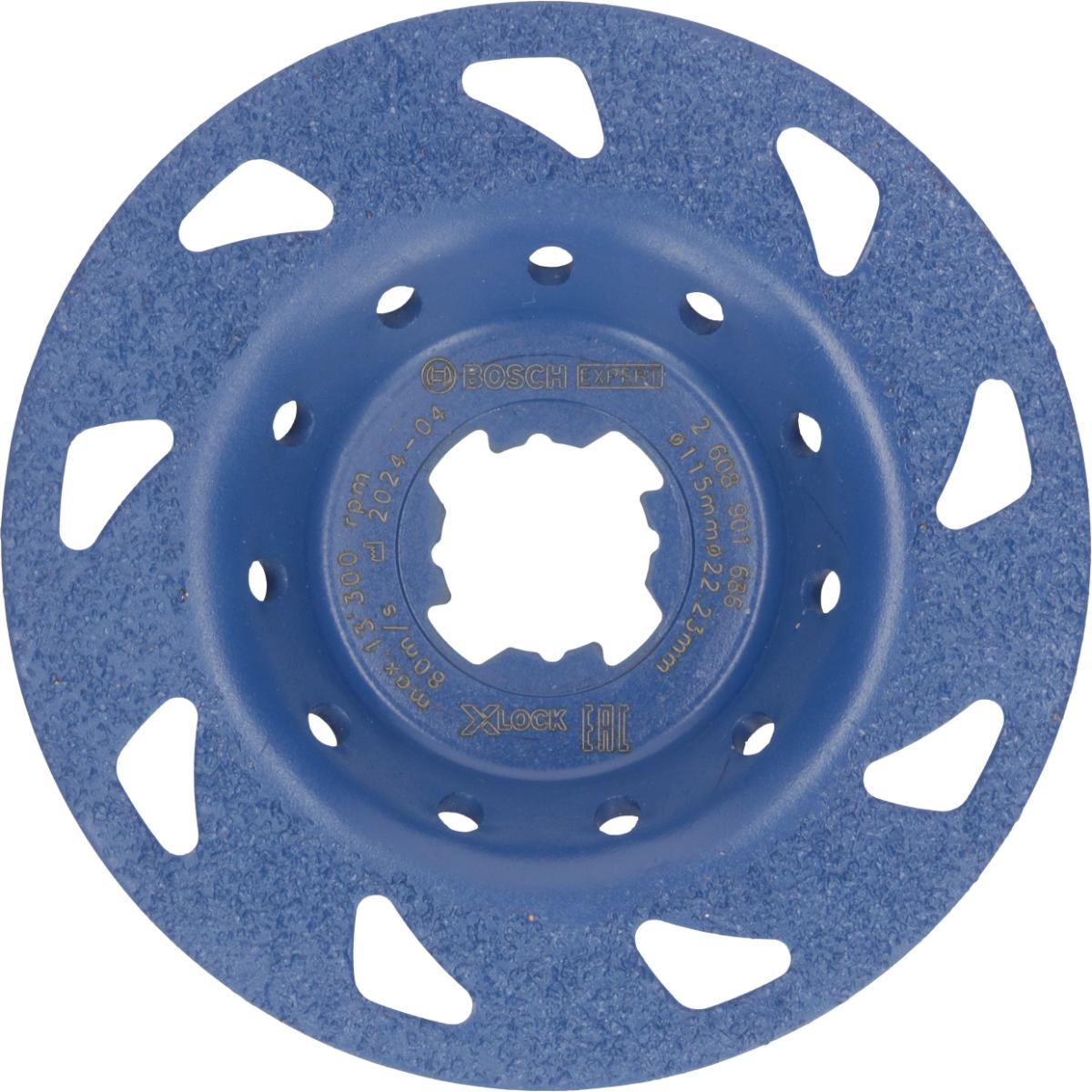 Bosch EXPERT Multi Material Carbide-Topfscheibe fein X-LOCK, 115 mm, 22,23 mm