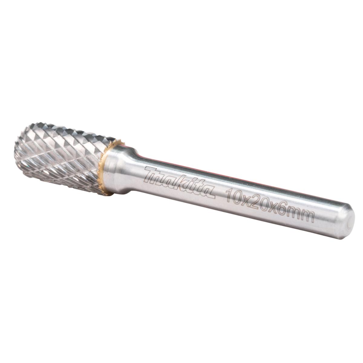 Makita Hartmetall Frässtift Walzenrund - Kreuzverzahnung - LxØ 20x10 mm - B-52750