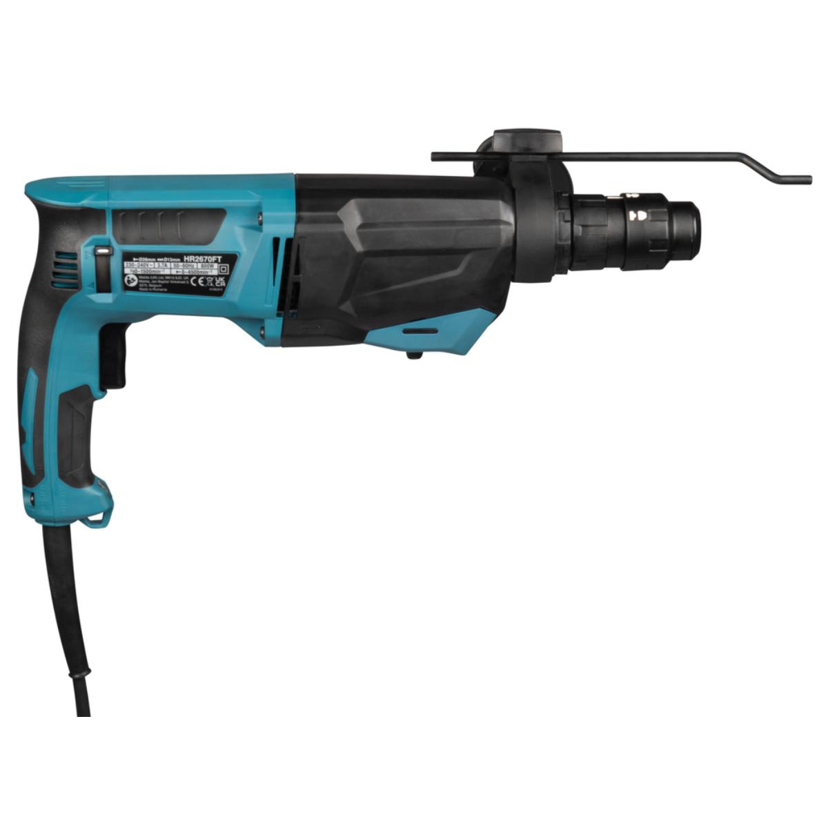 Makita Kombihammer 800 W, SDS-PLUS, 26 mm, 3,0 J - HR2670FTX1MA