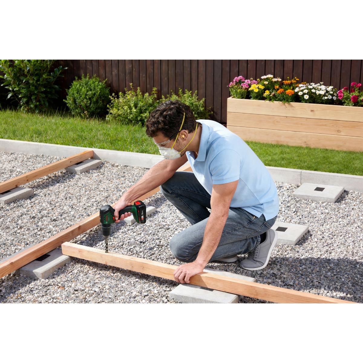 Bosch Akku-Schlagbohrschrauber PSB18V-60, 1x Akku PBA 18V 2.5Ah in Handwerkerkoffer