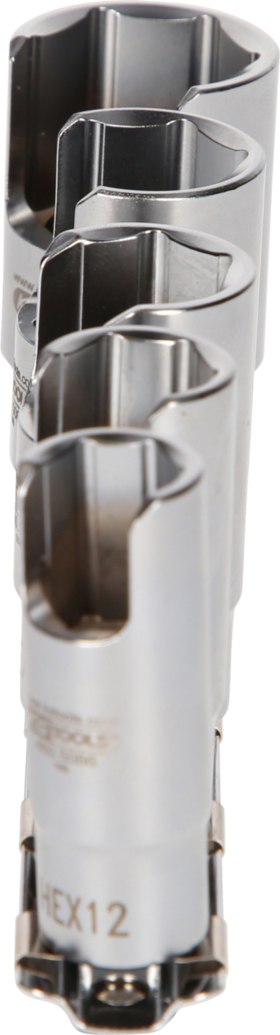 KS Tools 3/8" Spezial-Winkel-Rohrverbinder-Stecknuss-Satz, 5-tlg