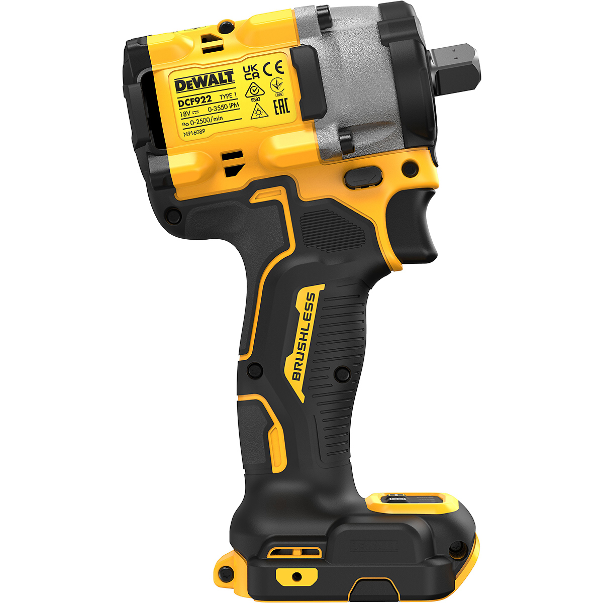 DEWALT Akku-Schlagschrauber 1/2 Zoll XR 18V 406Nm mit Kugelrastung Basisversion