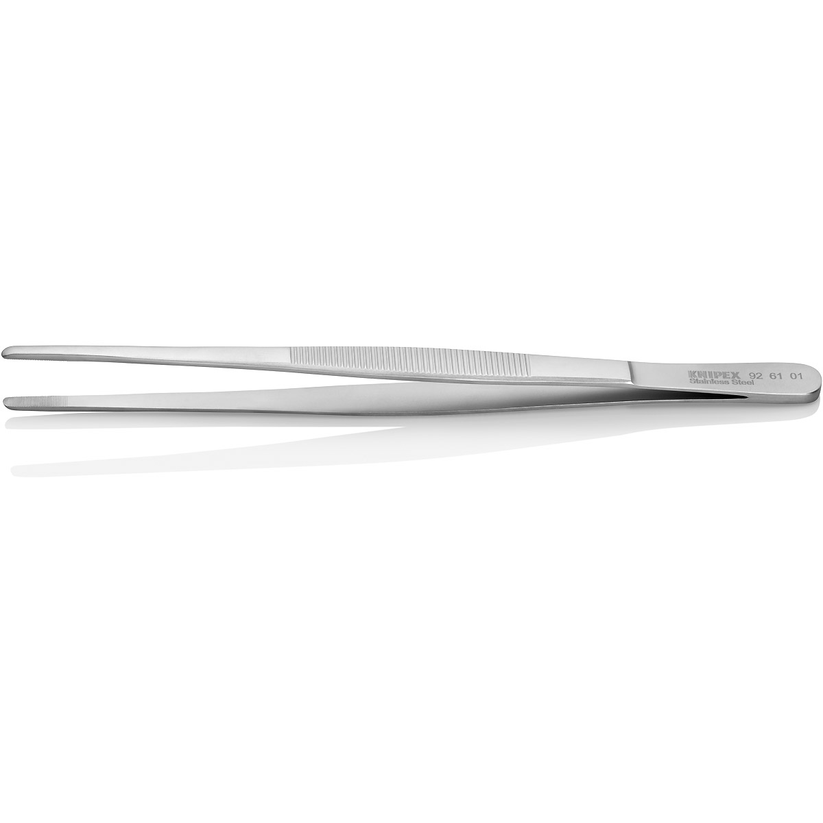 KNIPEX Universalpinzette Edelstahl geriffelt