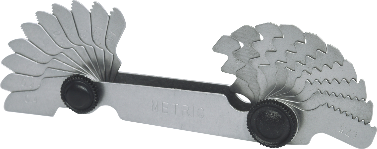 KS Tools Gewindelehre, metrisch, 20-tlg