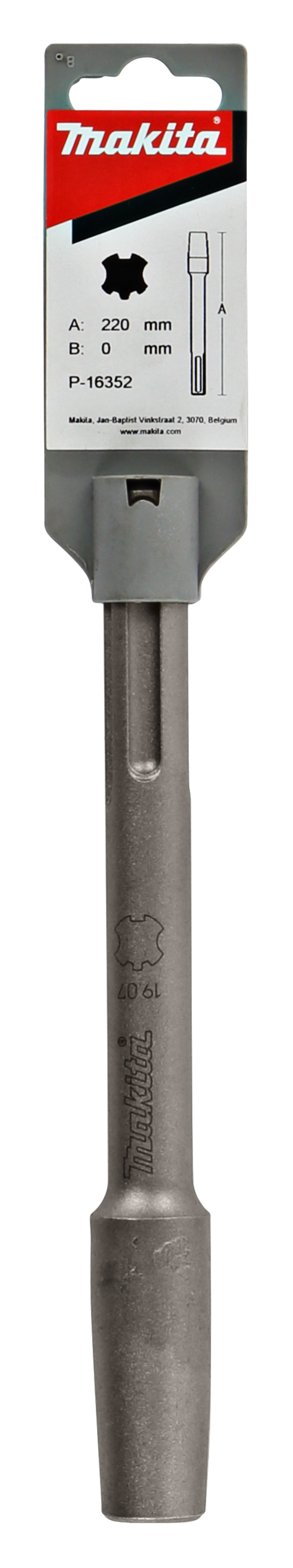 Makita Adapter Stockerplatte, Länge 220mm - SDS-MAX - P-16352