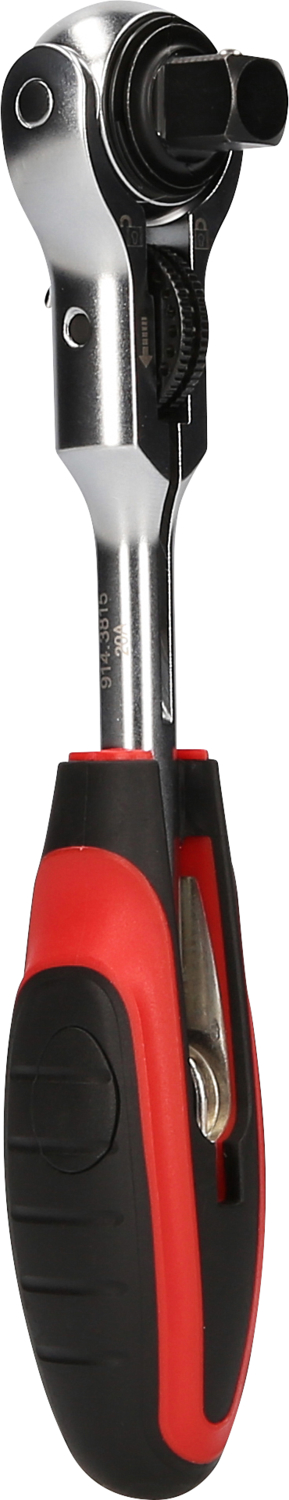 KS Tools 3/8" MODIFIX Mini-T-Griff-Schwenkkopf-Knarre, 72 Zahn, 0°+90°