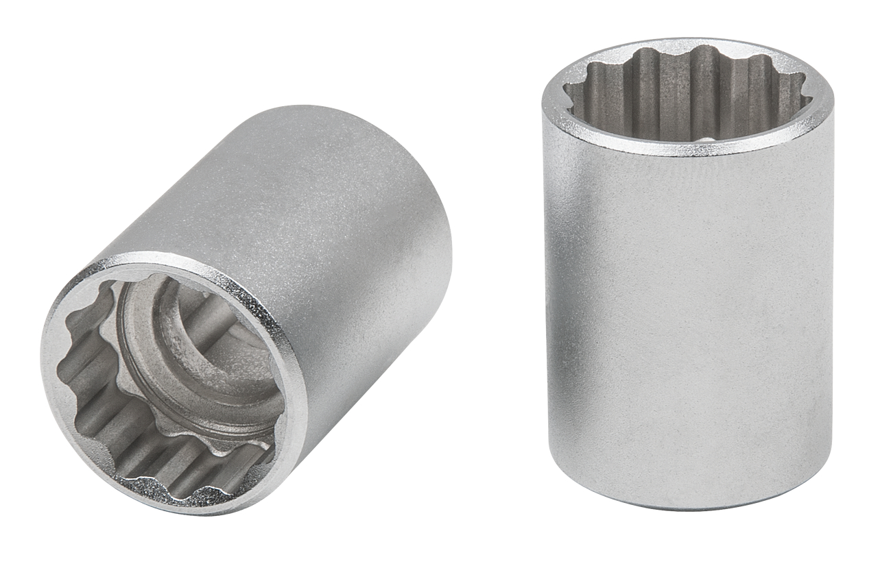 KS Tools 1/2" 12-kant Stecknuss, kurz