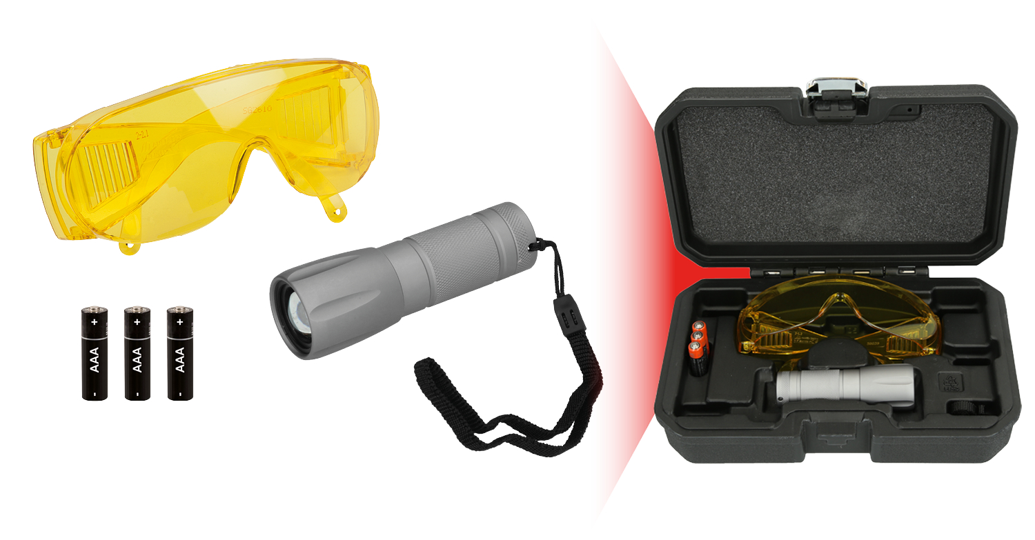 KS Tools UV-Lecksuch-Taschenlampen-Satz,2-tlg
