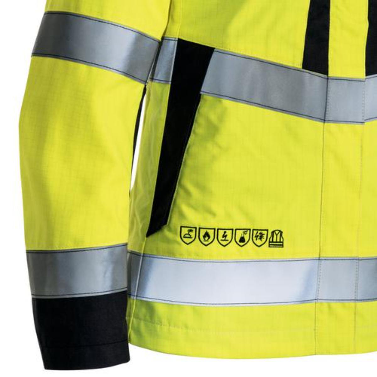 uvex suXXeed multifunction high vis Arbeitsjacke Damen warngelb