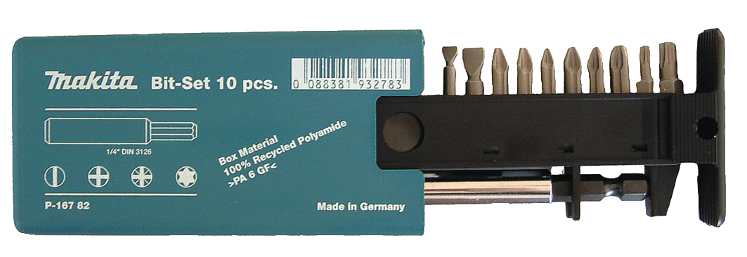 Makita Bit-Box, 11-teilig - PH, PZ, T, SL  - P-16782
