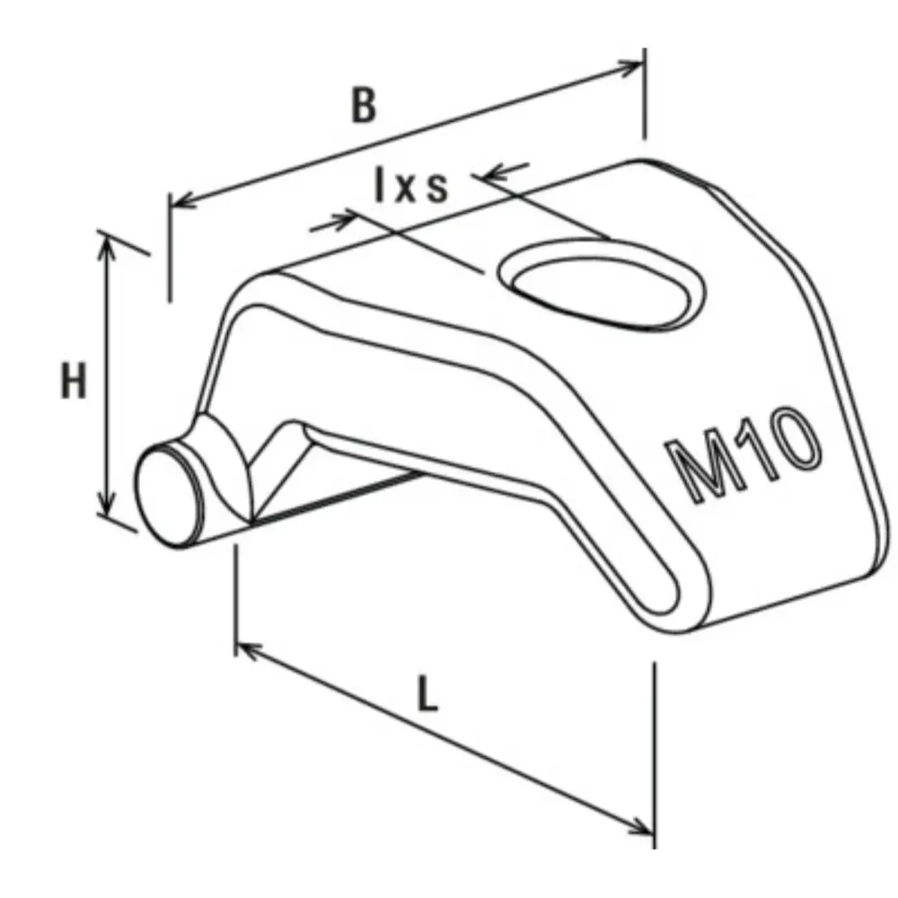 Fischer Trägerklammer TKLP M10
