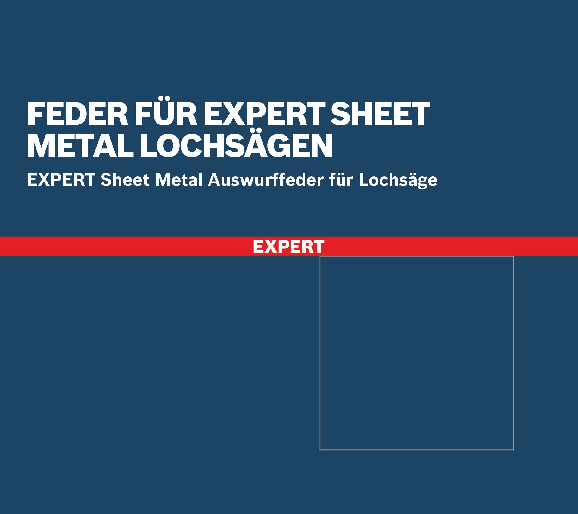 Bosch Feder für EXPERT Sheet Metal Lochsäge mit Aufsteckhalter, Ø14-19, Ø20-120, 10-teiliges Set
