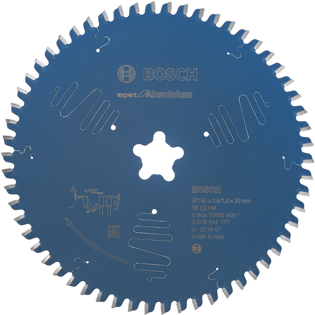 Bosch Kreissägeblatt Expert for Aluminium ø 190 mm