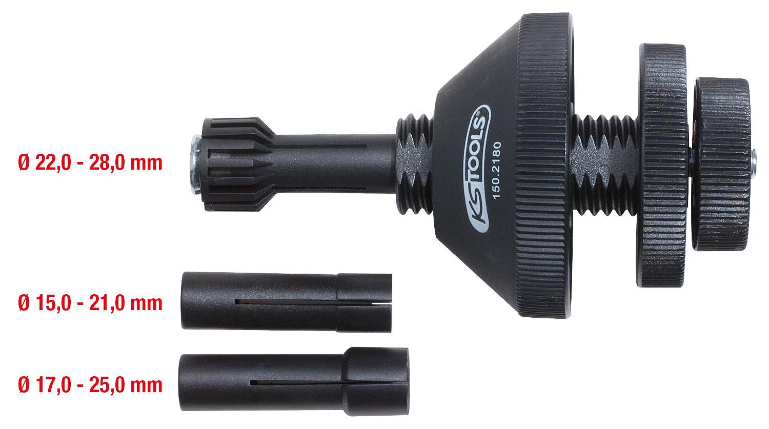KS Tools Kupplungs-Zentrier-Werkzeug-Satz Ø 15,0 - 28,0 mm