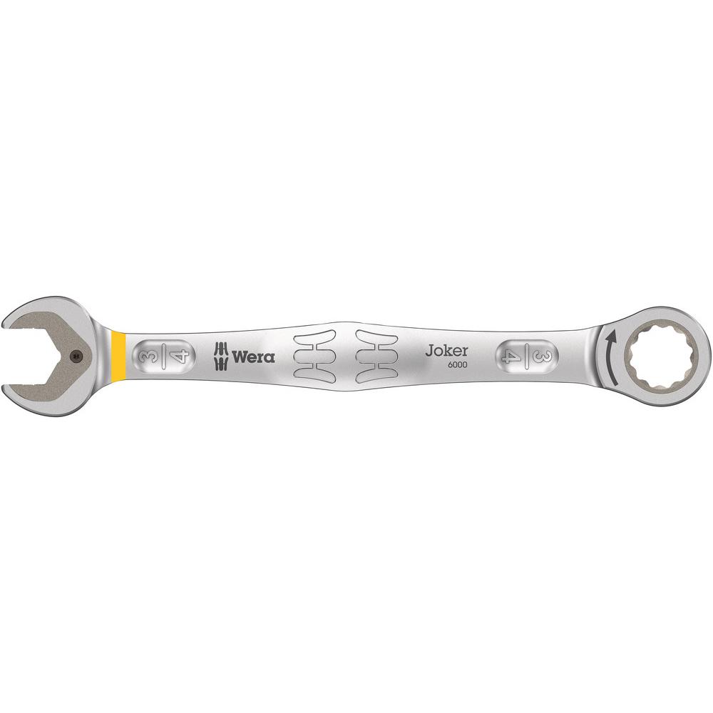Wera 9632 Magnetleiste 6000 Joker Imperial 1 Maul-Ringratschenschlüssel-Satz