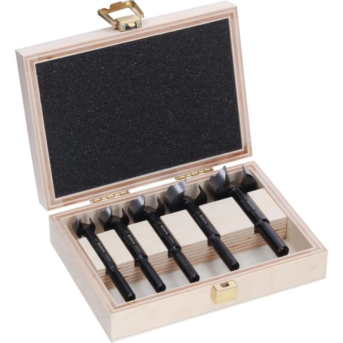 Bosch EXPERT Wood Forstnerbohrersatz, 5-teiliges Set