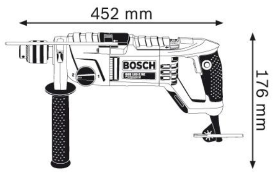 Bosch Schlagbohrmaschine GSB 162-2 RE, mit Handwerkerkoffer
