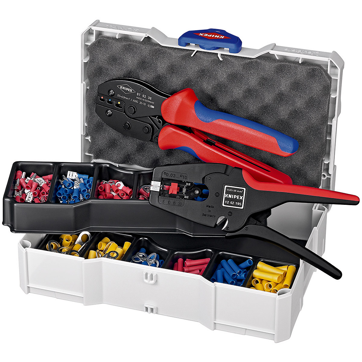 KNIPEX Crimp-Sortiment für Kabelverbinder 265 mm